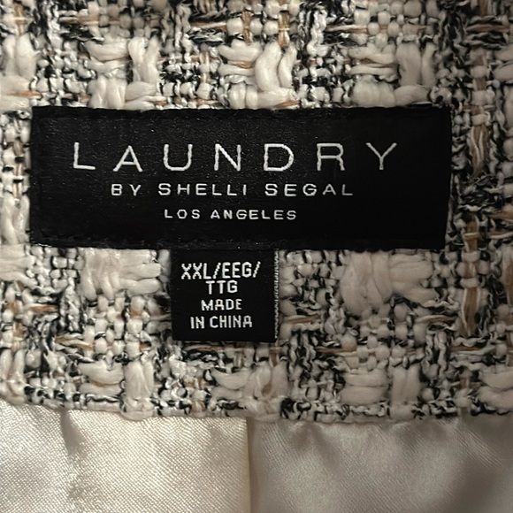 Laundry by Shelli Segal Women's Single-Breasted Skirted Tweed Coat, XXL (20/22) - Picture 9 of 16